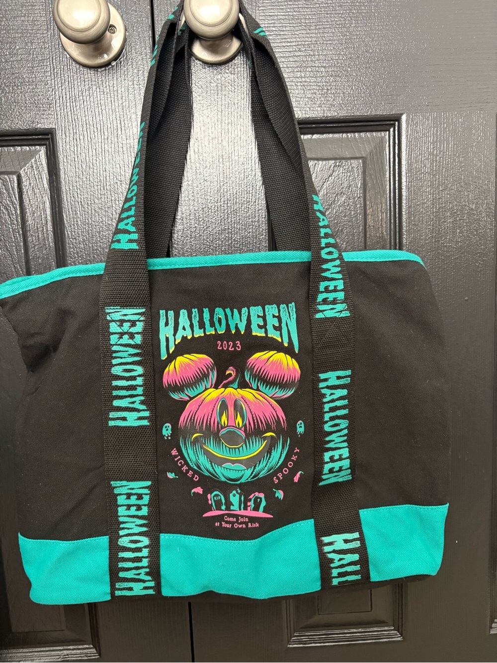 Disney Halloween zipper tote!